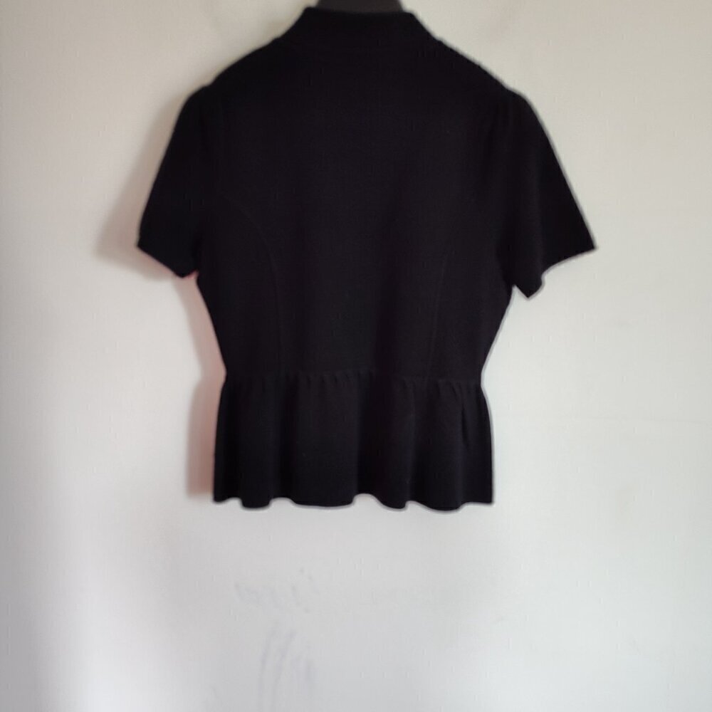 Inc Military Wool Short-Sleeve Sweater - Picture 2 of 3